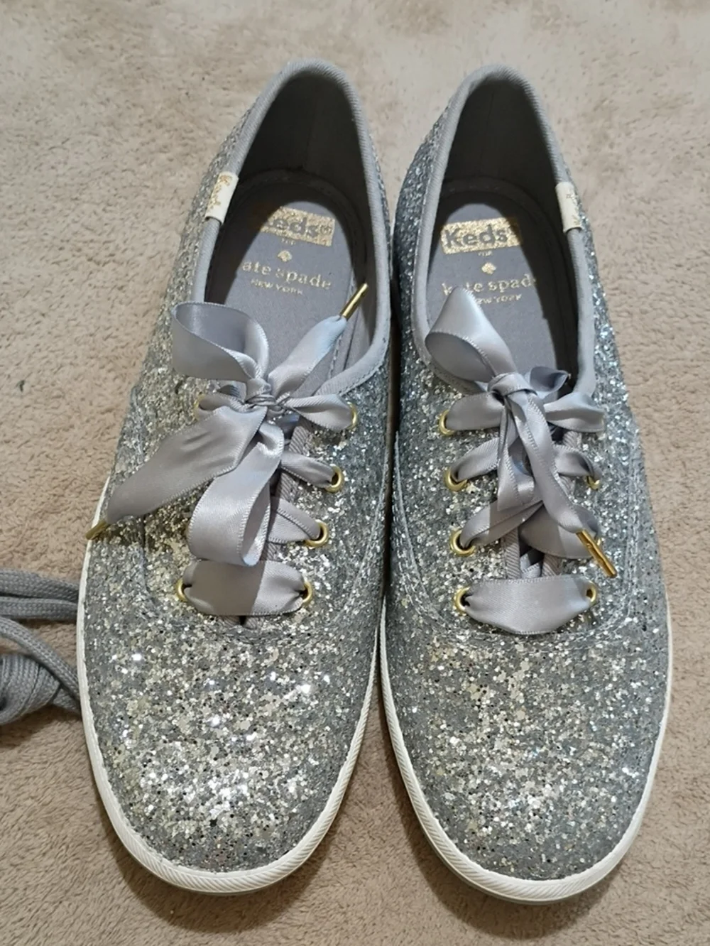 kate spade sparkling silver